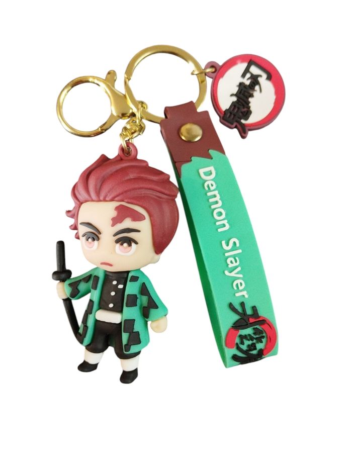 Porte-clés Demon Slayer avec pochette cadeau - photo numéro 2