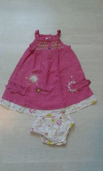 robe + culotte 12 mois