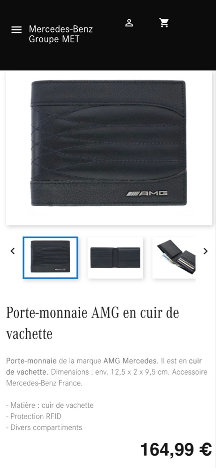 Portefeuille Mercedes amg neuf - photo numéro 4