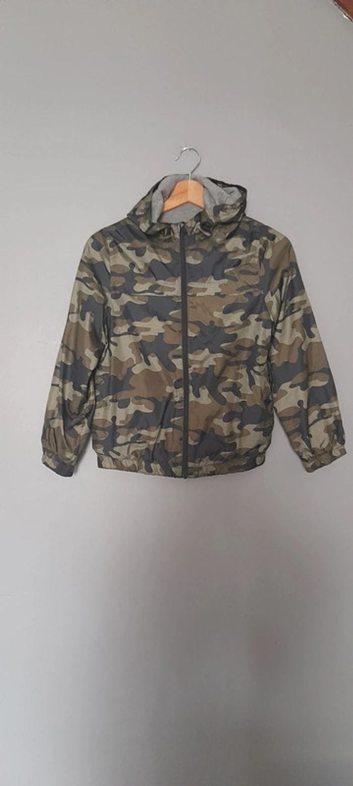 Veste K-way imprimée Militaire