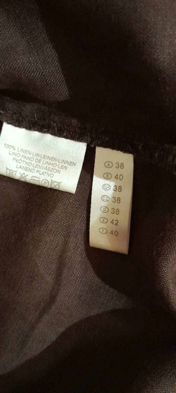 Robe 100% lin T 38/ 40 - photo numéro 6