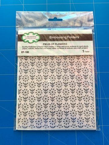 Embossing folder motifs fleurs Creative Expressions