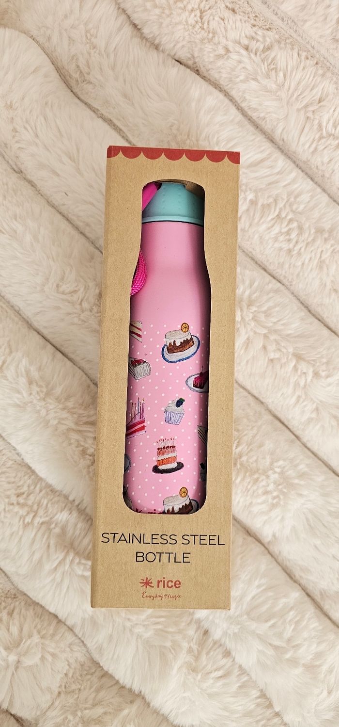 Magnifique gourde isotherme 500ml  cup cake Rice Neuve - photo numéro 7