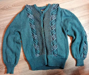 Pull Vintage bleue femme taille s