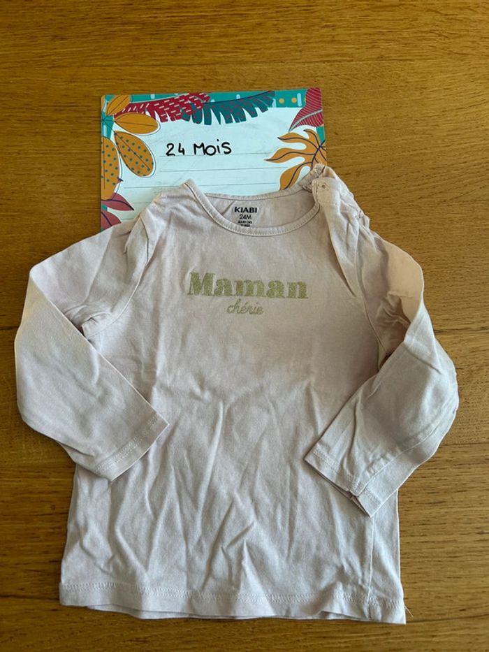 Lot de tee-shirts ML fille - 17 pièces - 24 mois - photo numéro 17
