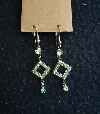 Boucles d'oreilles à strass