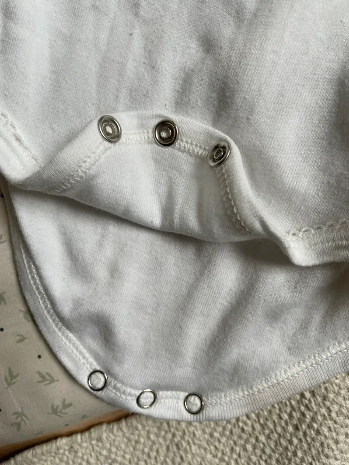 Lot 3 bodies ML Petit Bateau 12 mois - photo numéro 3