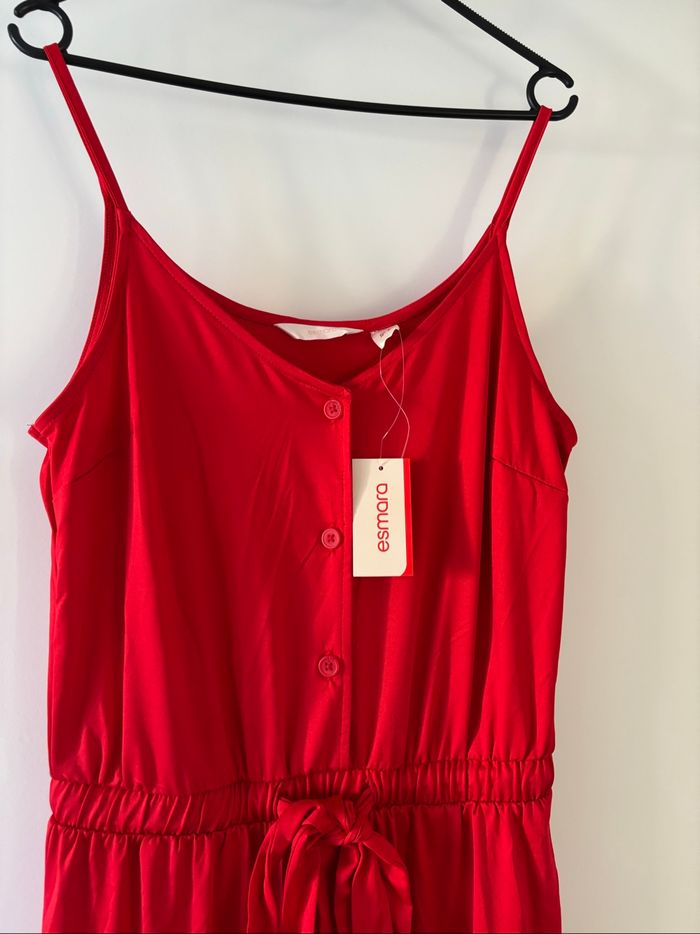 Combinaison pantalon rouge TS/M - photo numéro 4
