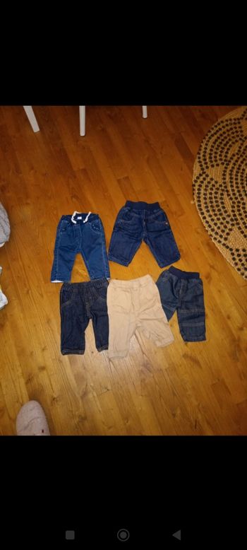 Lot de 5 pantalons 3 mois