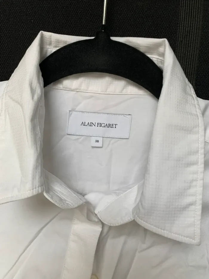 Chemise à manche courte homme Alain Figaret taille 38 - photo numéro 2