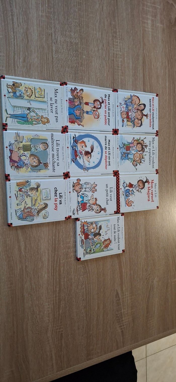 Lot 10 livres Max et Lili – Éditions Calligram – Très bon état 📚