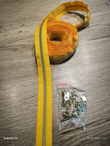 Fermeture éclair 5mm 4.5metres