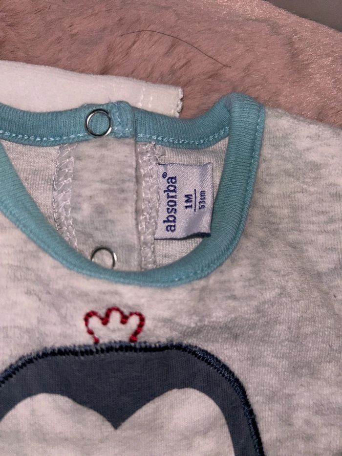 Pyjamas velours 1 mois - photo numéro 4