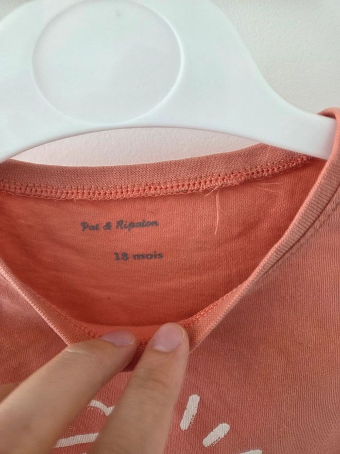 Tee-shirt mon petit soleil 18m - photo numéro 3