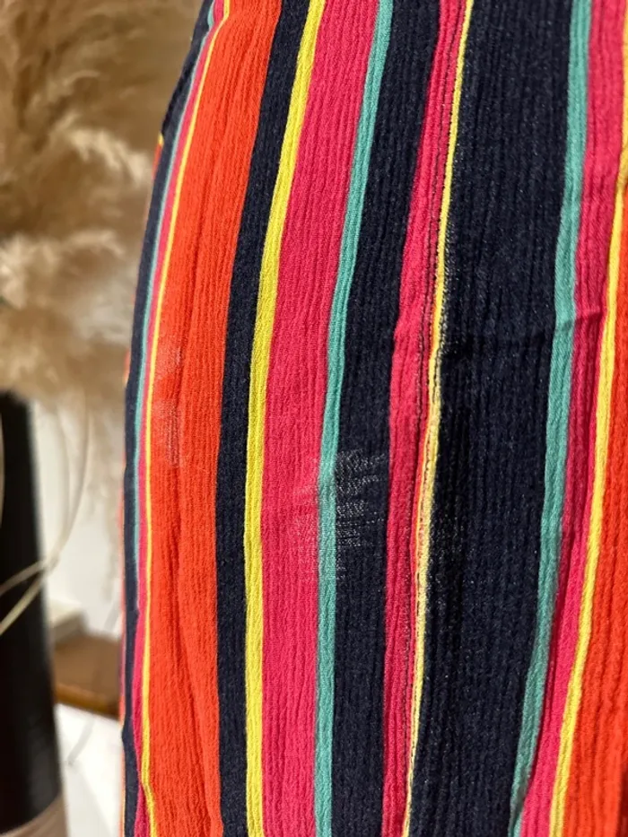 Robe longue été Promod 36 rayée multicolore - photo numéro 3