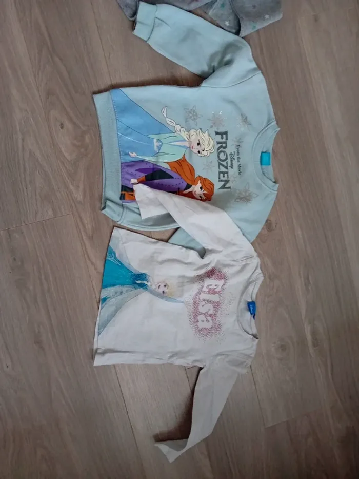 Pull reine des neiges 4 5 ans