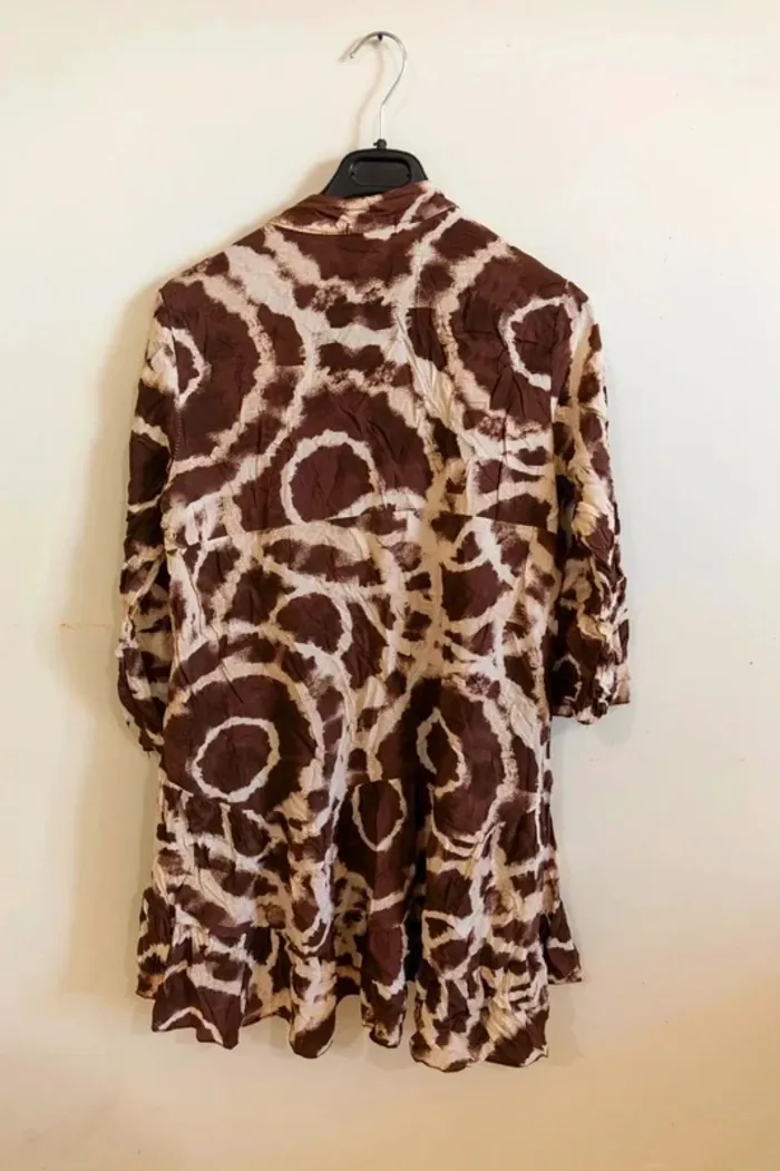 C46 robe imprimée Made in Italy T2 - photo numéro 2