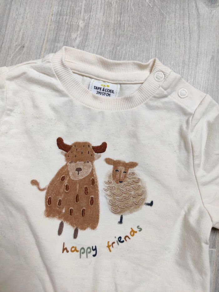 Lot t-shirt 3 mois - photo numéro 8