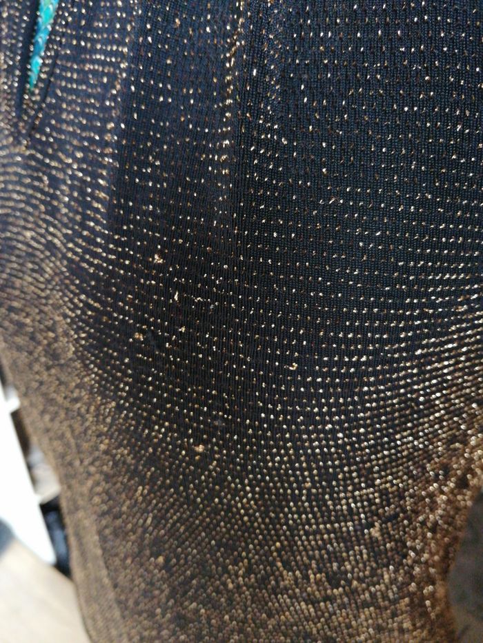 Joli haut pailleté doré La halle - photo numéro 2