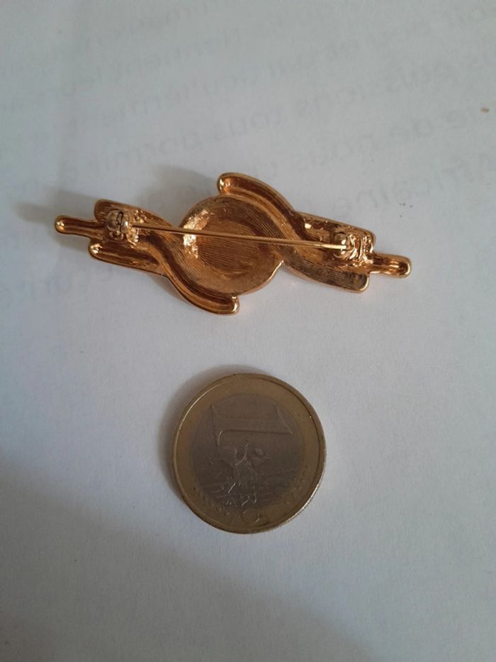 Sublime broche vintage authentique chic - photo numéro 2