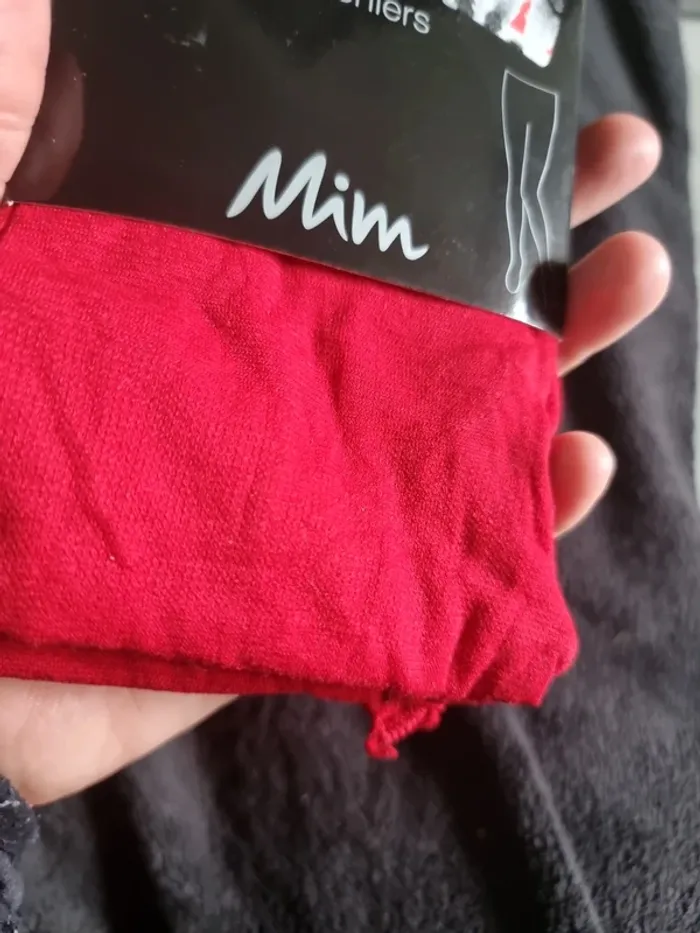 Collant rouge taille M mim - photo numéro 4