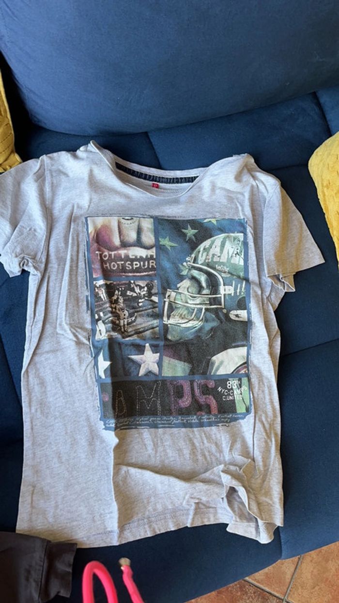 lot 2 t-shirt camps united 12 ans - photo numéro 2