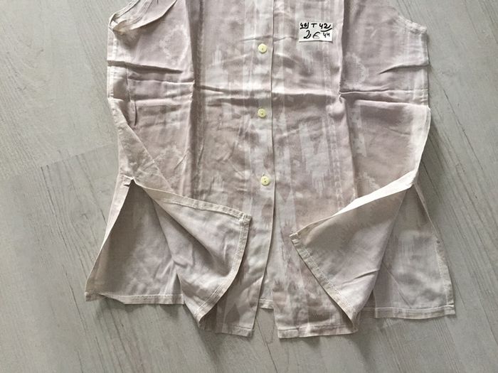 543-Blouse/ tunique beige T U (42/44) - photo numéro 4