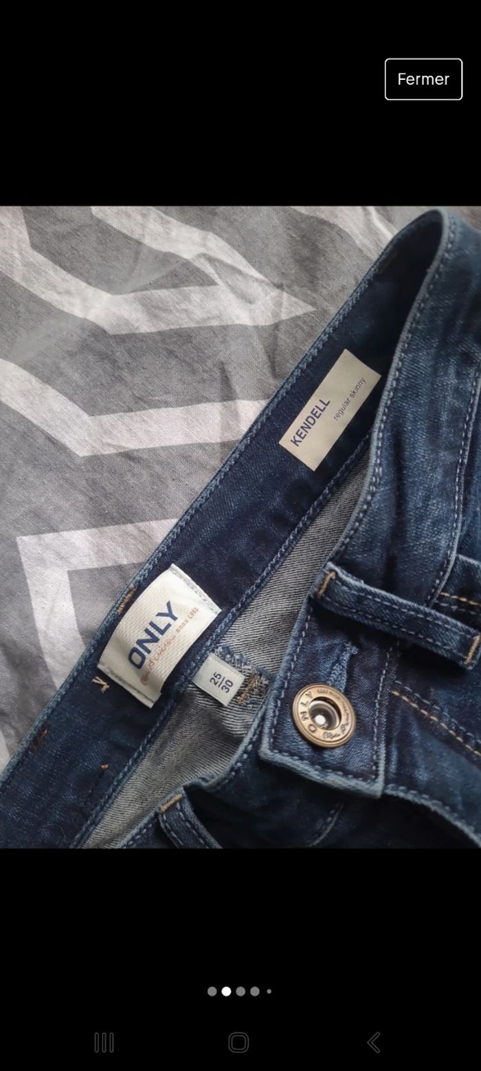 Jeans ONLY 25/30 skinny - photo numéro 5