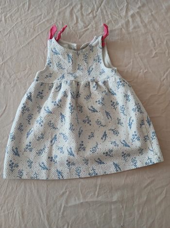 Robe manches courtes 6-9 mois
