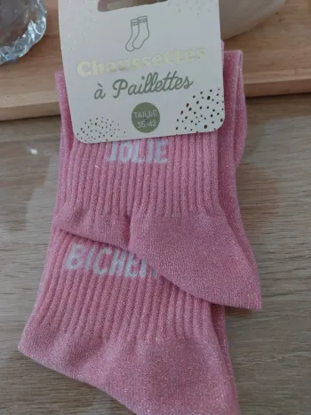 Chaussettes à paillettes Jolie Bichette