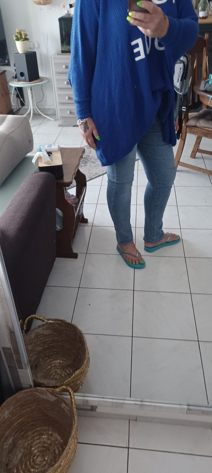 Très beau pull oversieze femme T U - photo numéro 3