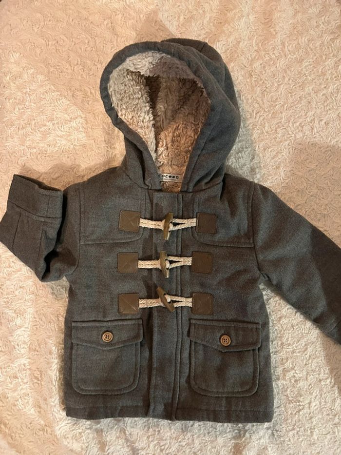 Duffle coat cocoon 9 mois comme neuf