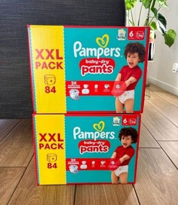 2 cartons xxl Pampers pants taille 6