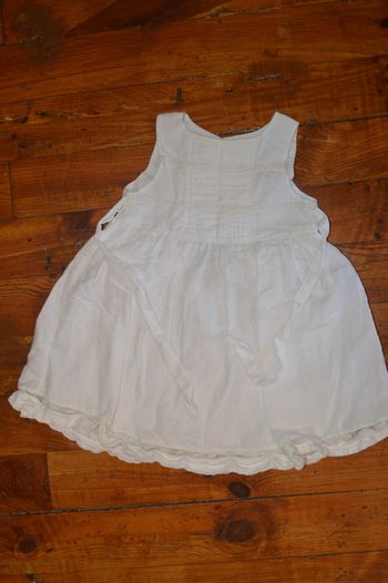 Robe DPAM 4 ans blanche