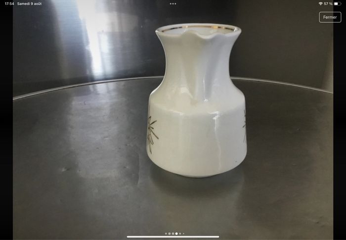 Petit pot à lait porcelaine de Berry - photo numéro 4