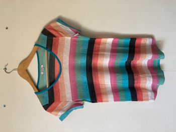 Tee-shirt maille rayé Girl Tribu