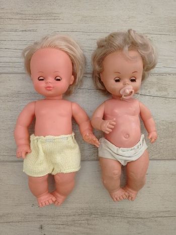 Lot de 2 poupées anciennes - Vintage