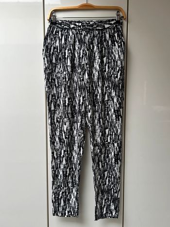 Pantalon noir et blanc Vero Moda - Taille S