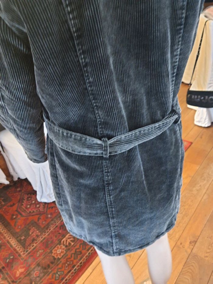 Veste en velour gris matelassé IDPDT taille L - photo numéro 16