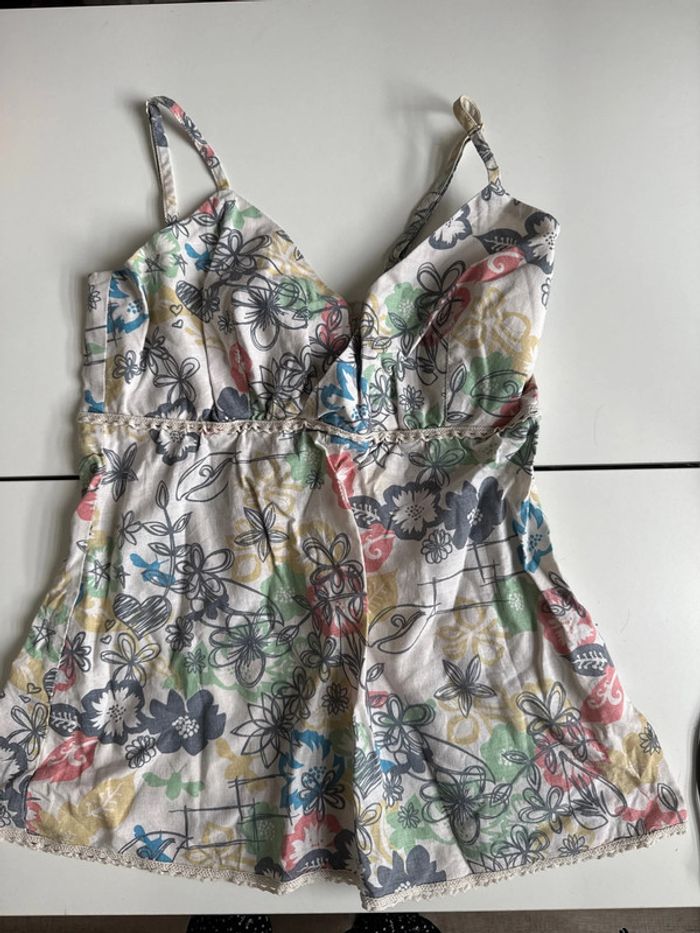 Jolie debardeur femme only M multicolore