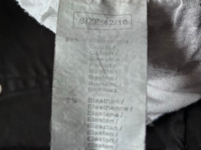 Jeans noir troué avec dentelle 42 VS Miss - photo numéro 5