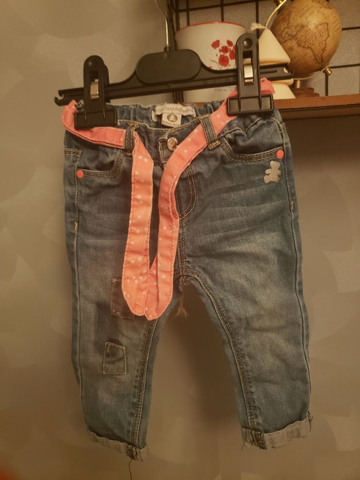 Jean 🎀 Lulu castagnette 12 mois 5€ - photo numéro 2