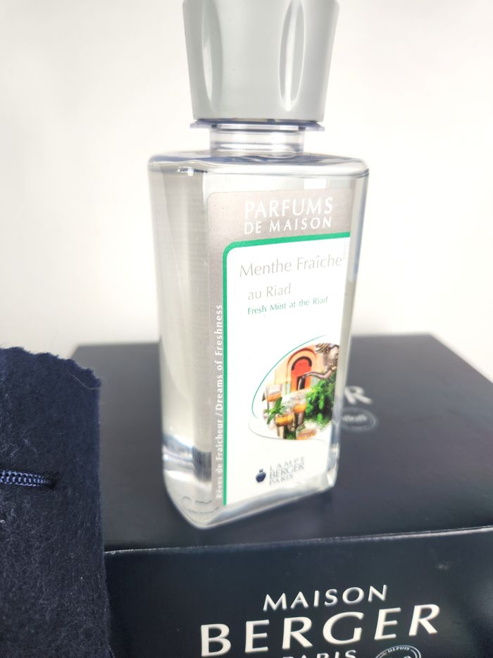 Lampe Berger Paris Haussmann Givrée + Fragrance Menthe Fraîche - photo numéro 2