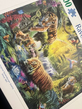 Puzzle Tigres dans la jungle 1 500 pièces 