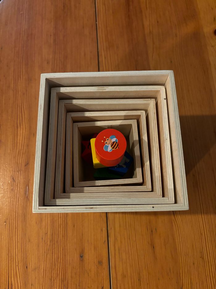 Cubes d’activité en bois - photo numéro 3