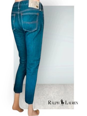 Jean Ralph Lauren vintage y2k ,coupe droite crop ,taille basse ,100 % coton S / 36 / 8·Très bon état
