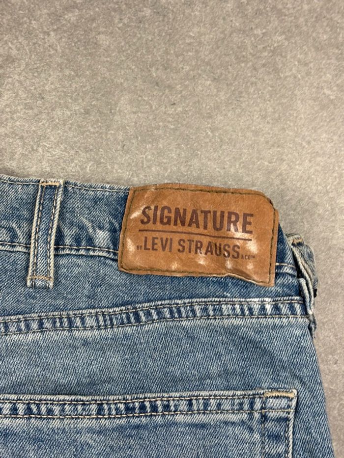 Jean pantalon coupe droite signature levis bleu W40 L32 - photo numéro 3