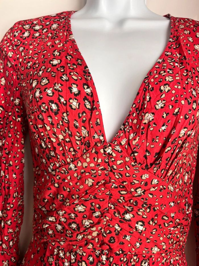 Robe longue fleurie Zara xs - photo numéro 3