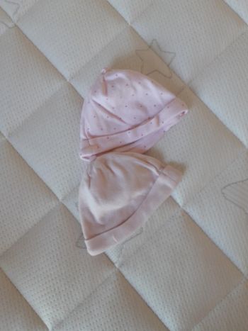 Lot de 2 bonnets coton Naissance