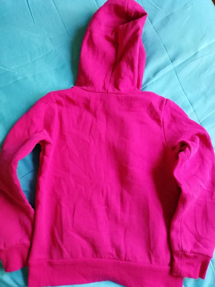 Veste zippée de sport rose fille - photo numéro 2